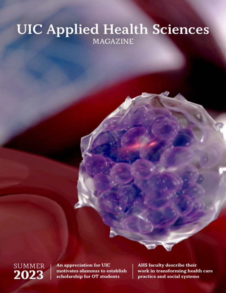 UIC Applied Health Sciences Magazine - Summer 2023 cover