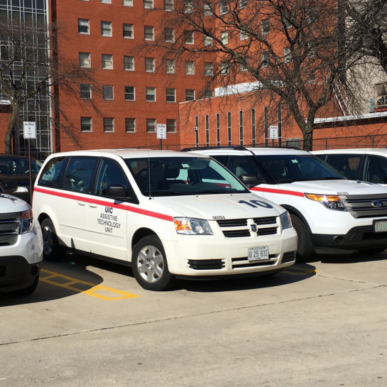 ATU fleet of mobile unit vans