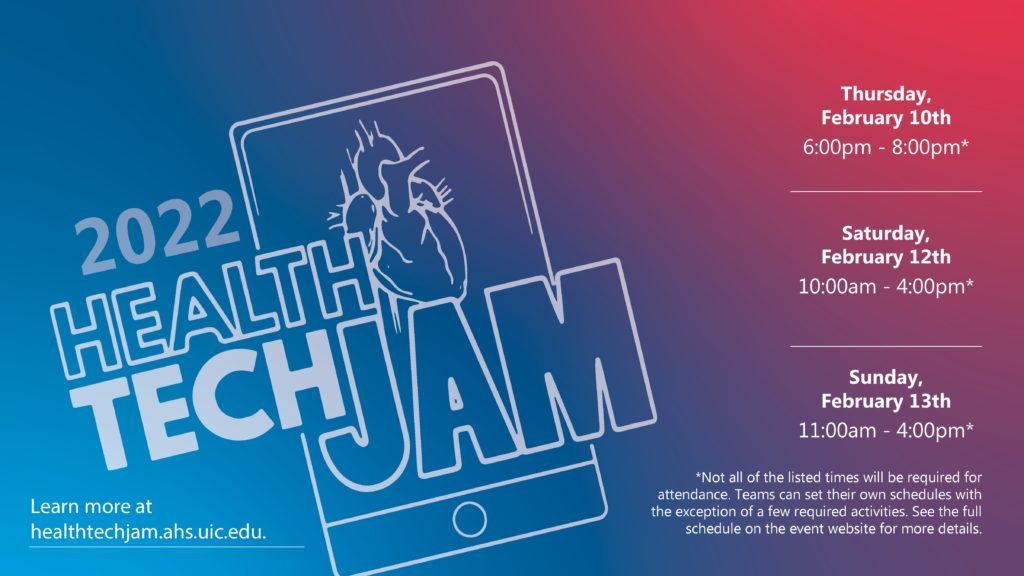 2022 Health Tech Jam flyer 