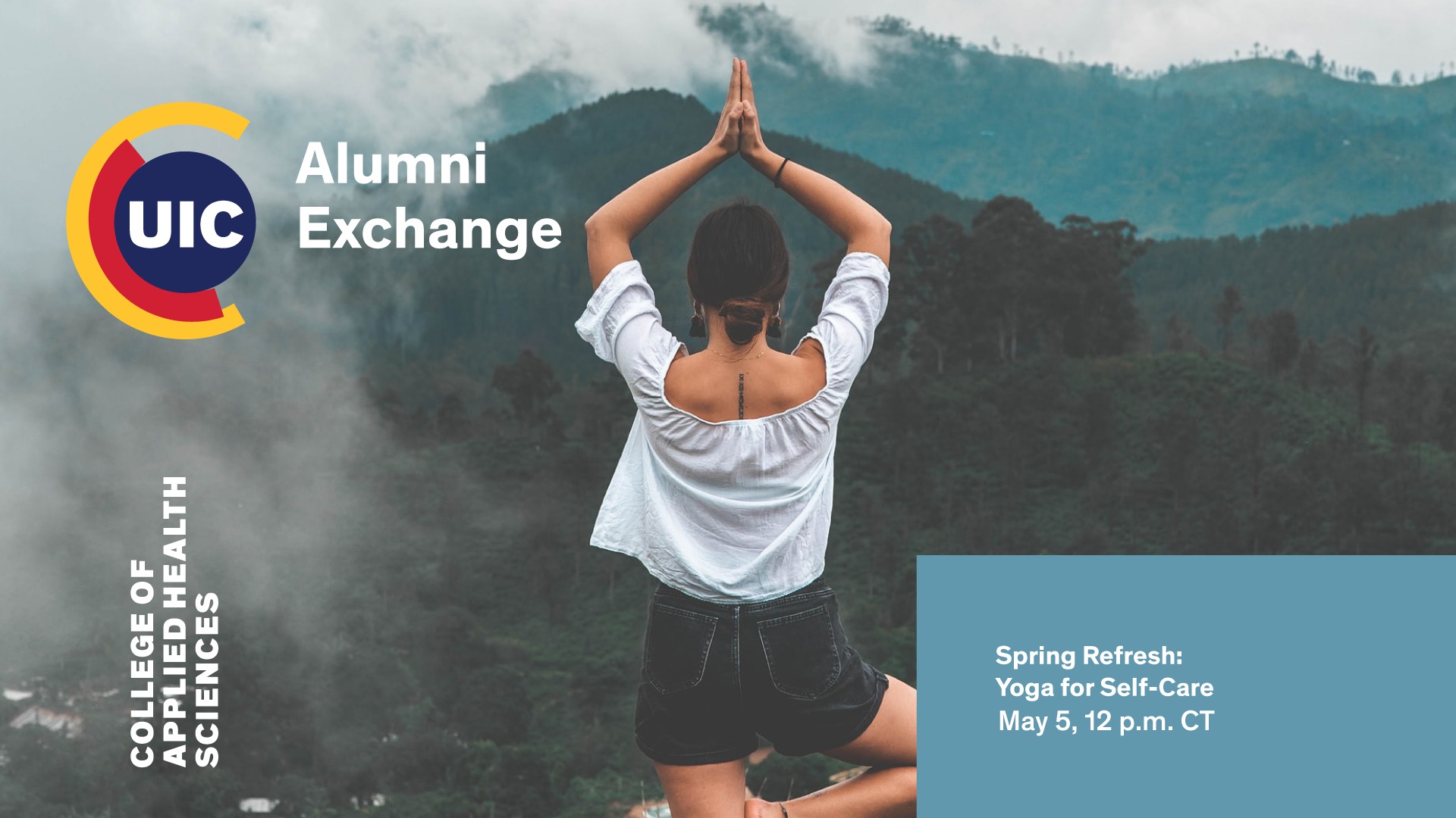 POSTPONED UIC Alumni Exchange presents Spring Refresh Yoga for SelfCare