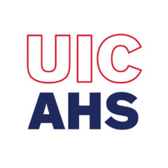 UIC AHS red block logo