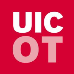 UIC AHS red block logo